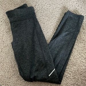 Heathered Gray Fleece Lined Leggings